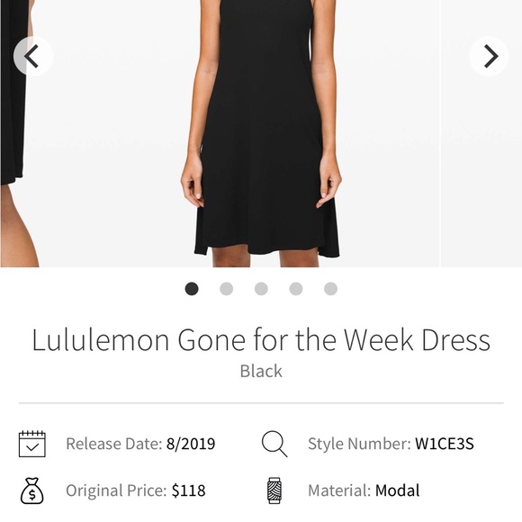Lululemon gone for the week dress - Picture 2 of 2